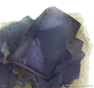 Fluorite on Quartz - image 2