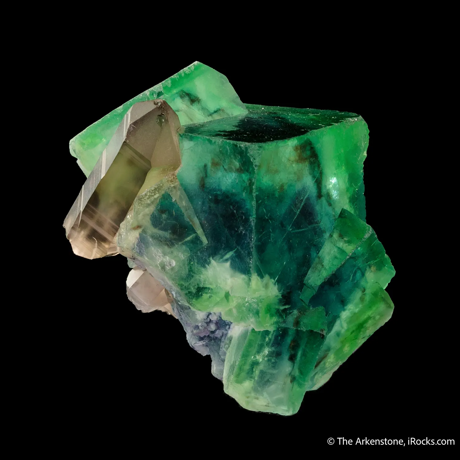 Fluorite on Quartz - image 4