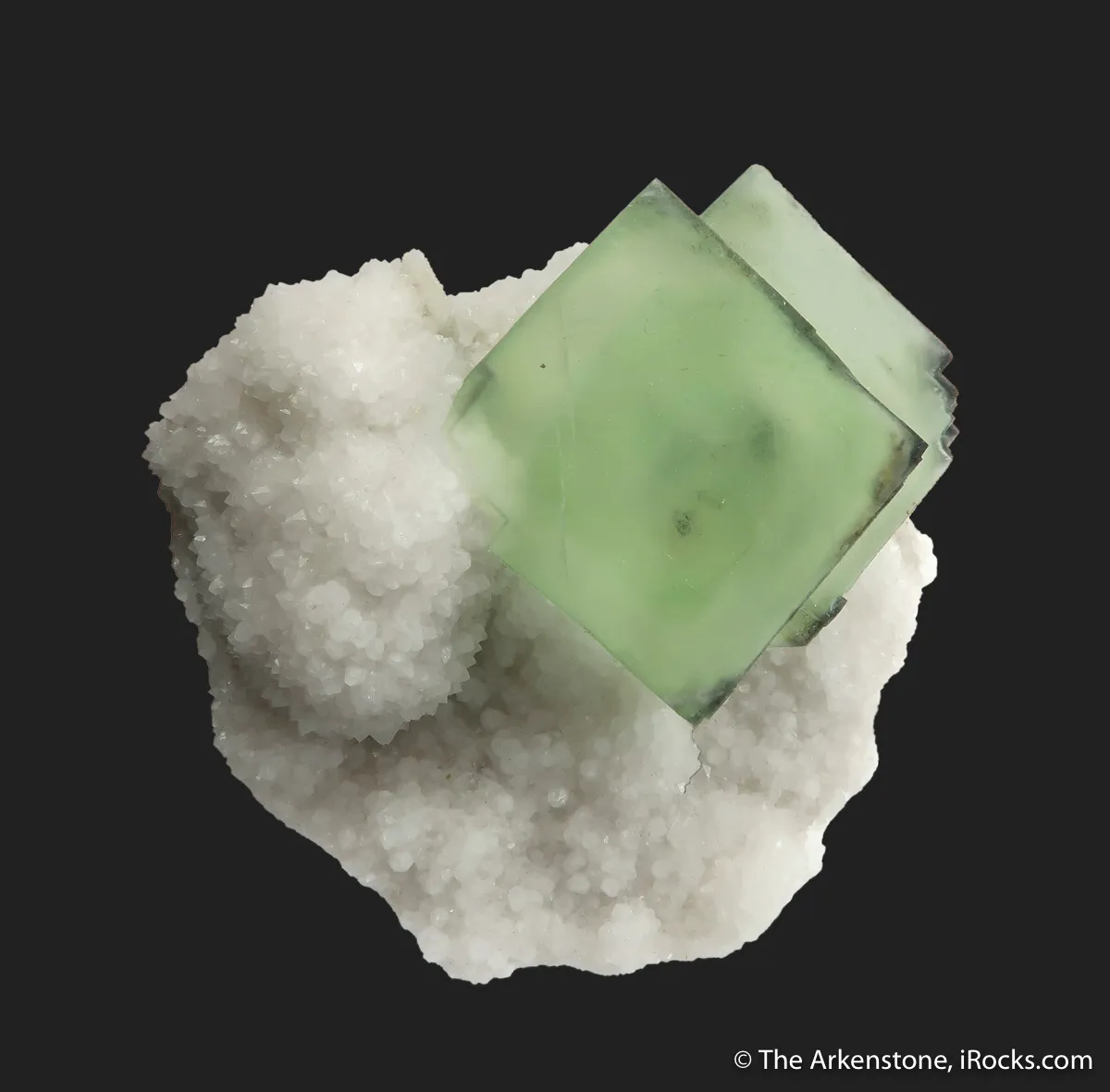 Fluorite on Quartz - image 4