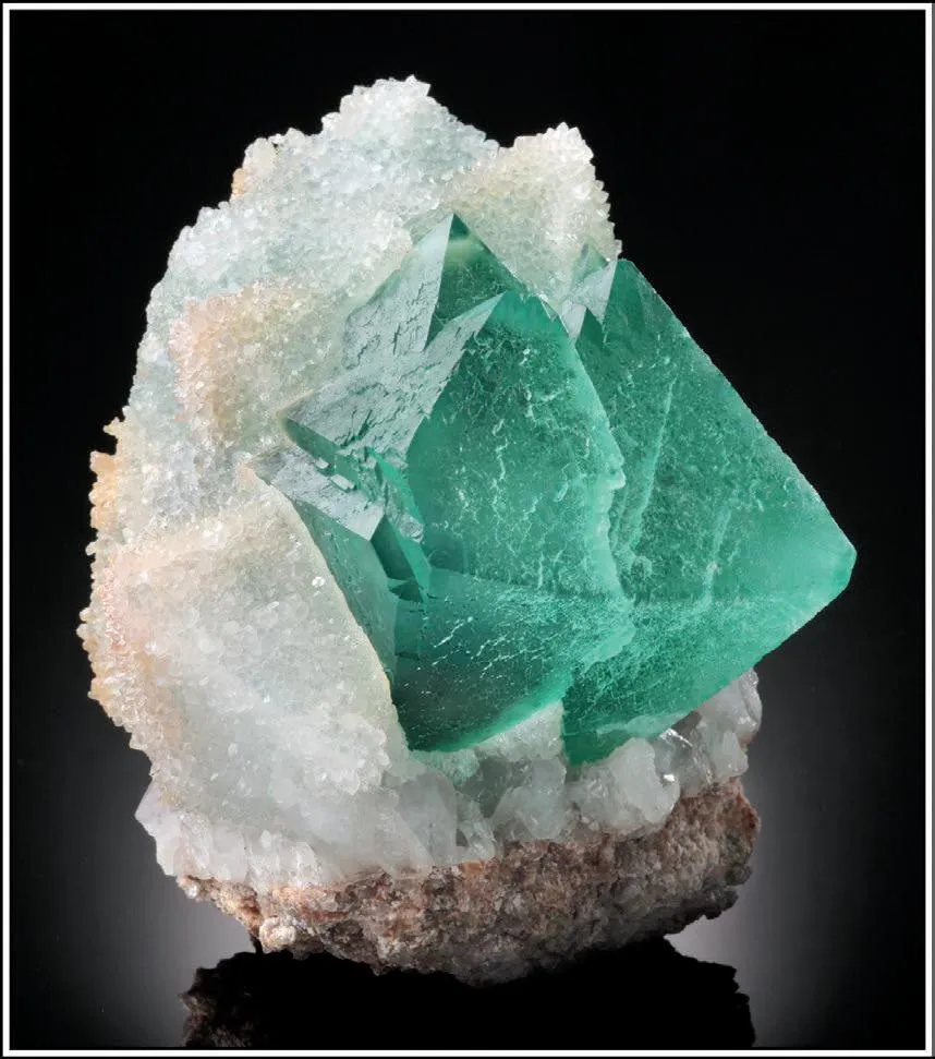 Fluorite on Quartz image