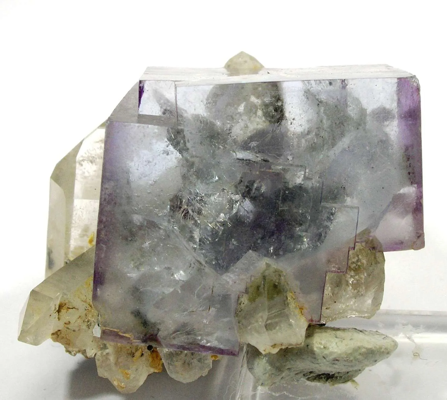 Fluorite on Quartz - image 5