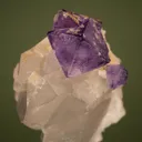 Fluorite on Quartz - image 1