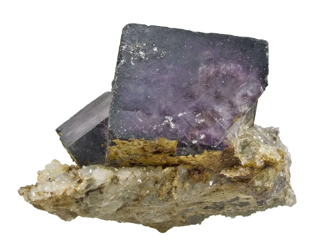 Fluorite on Quartz - image 4