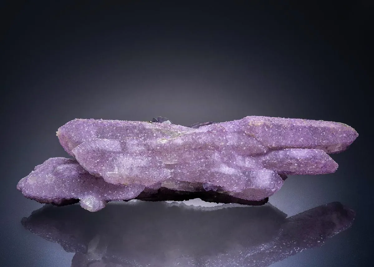 Fluorite on Quartz - image 1