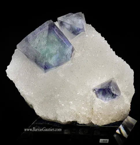 Fluorite on Quartz - image 2
