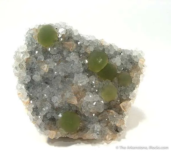 Fluorite on Quartz image