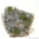 Fluorite on Quartz - image 1
