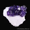 Fluorite on Quartz - image 3