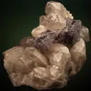 Fluorite on Quartz - image 1