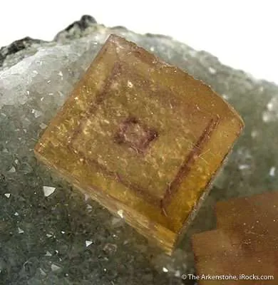 Fluorite on Quartz - image 2