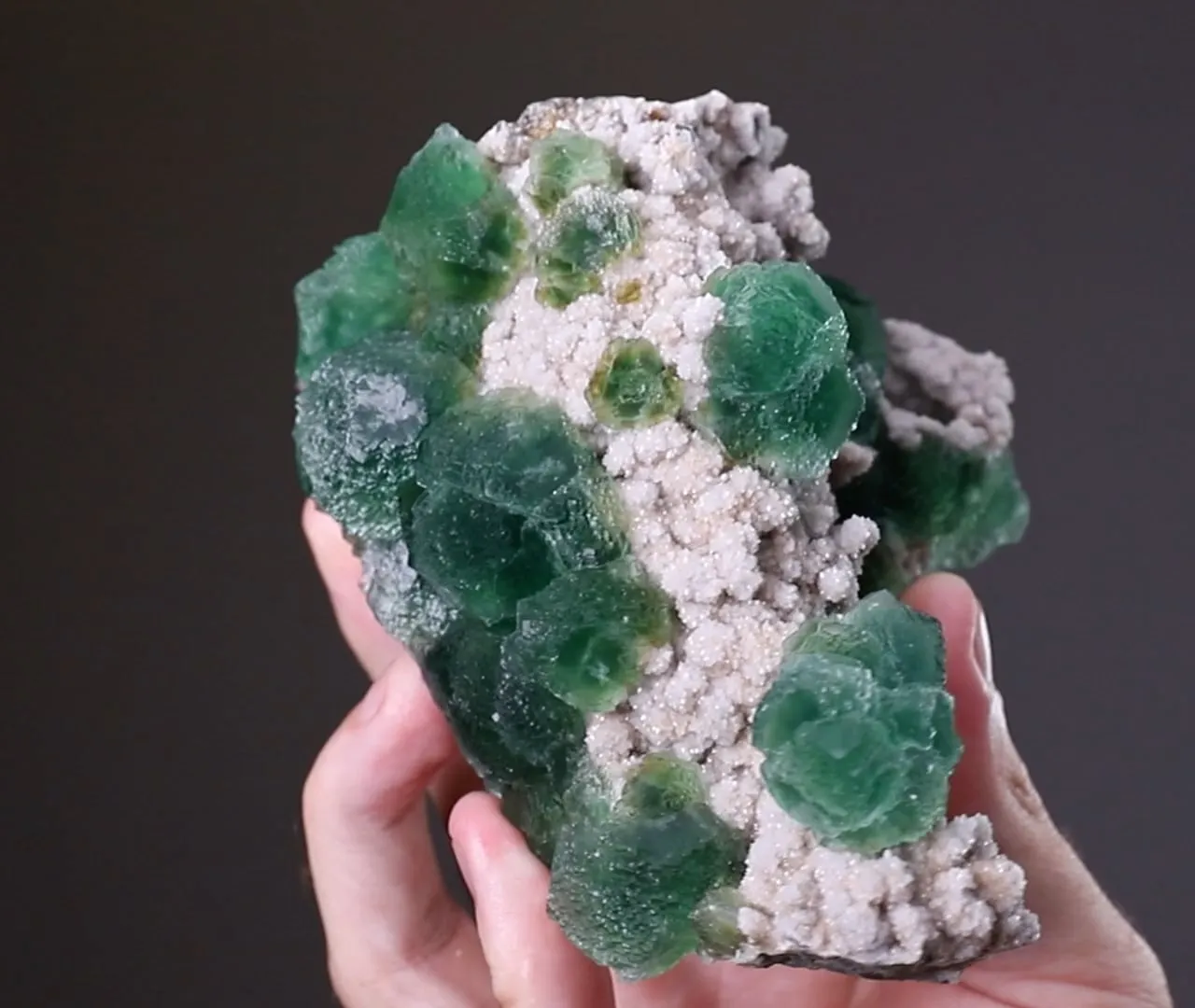 Fluorite on Quartz - image 2
