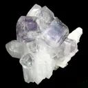Fluorite on Quartz - image 1