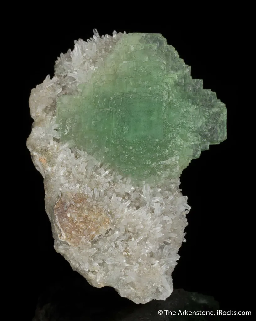Fluorite on Quartz - image 2