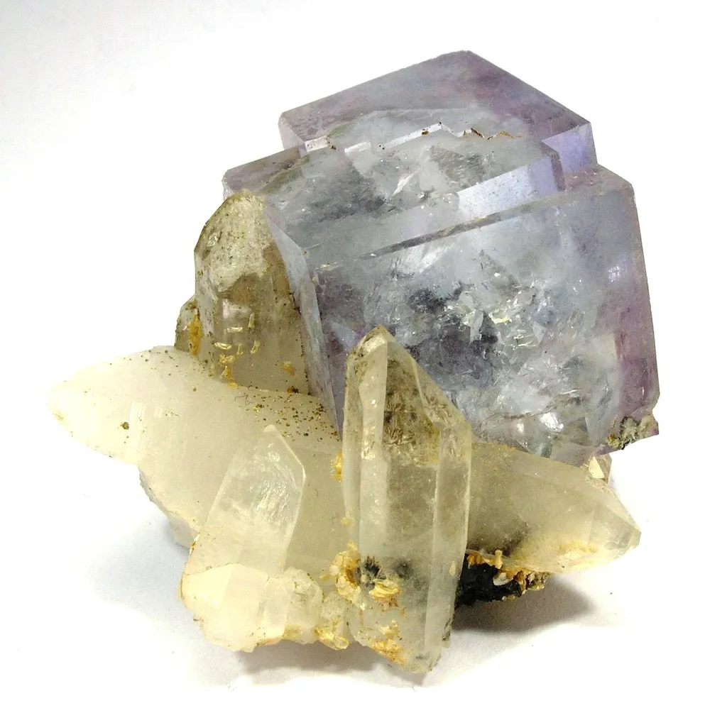 Fluorite on Quartz - image 3