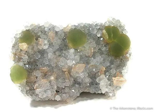 Fluorite on Quartz image