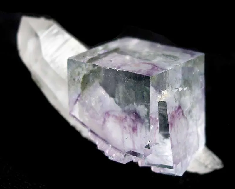 Fluorite on Quartz - image 2