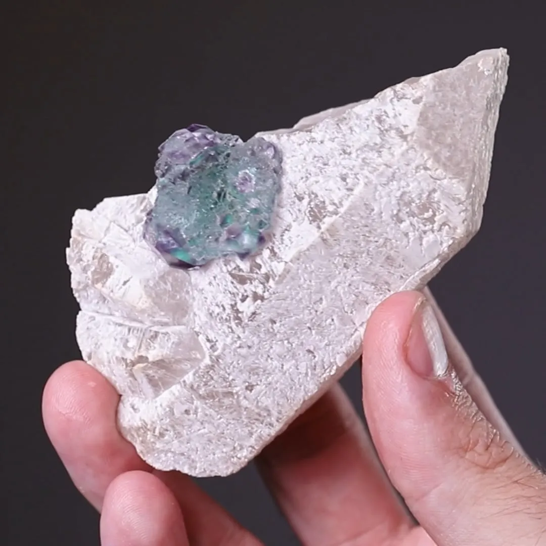 Fluorite on Quartz - image 2