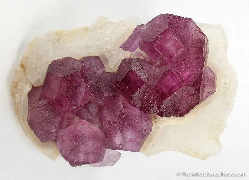 Fluorite on Quartz image