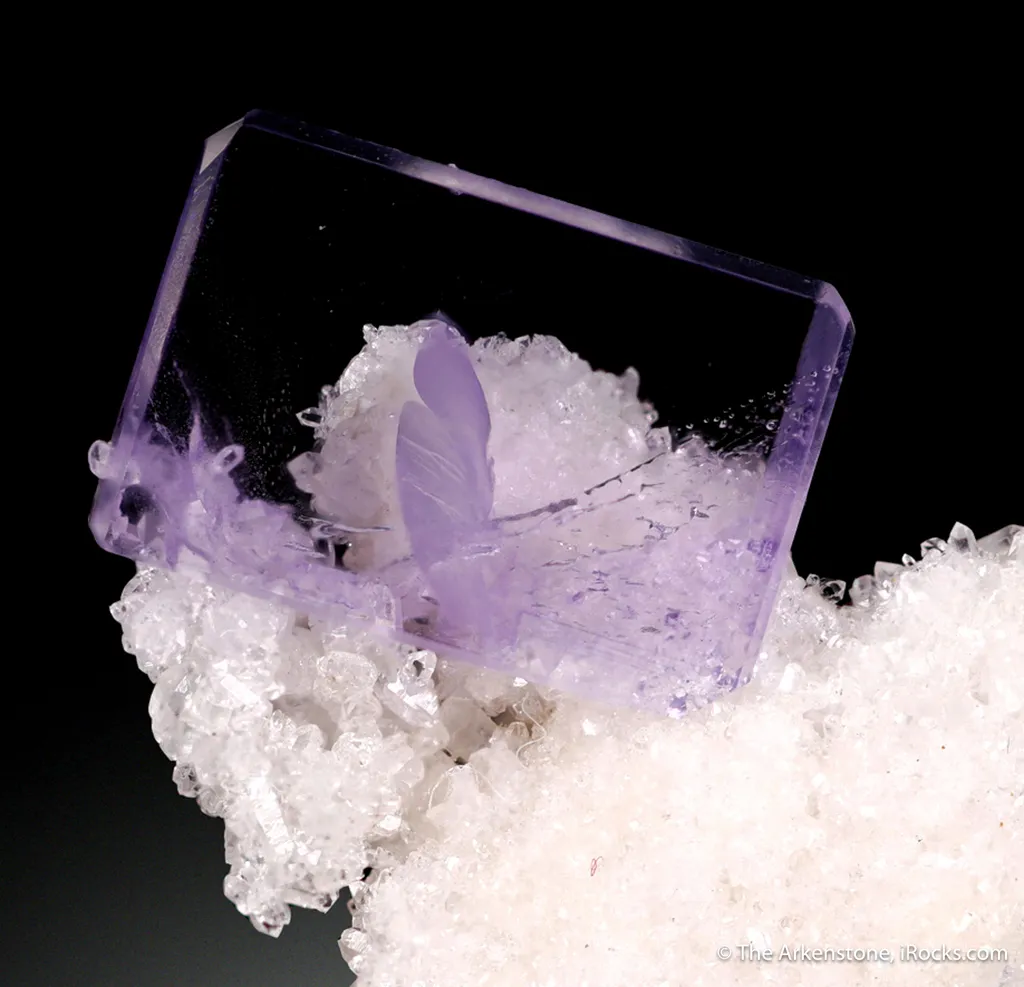 Fluorite on Quartz image