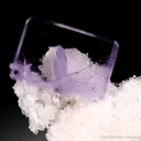 Fluorite on Quartz - image 1