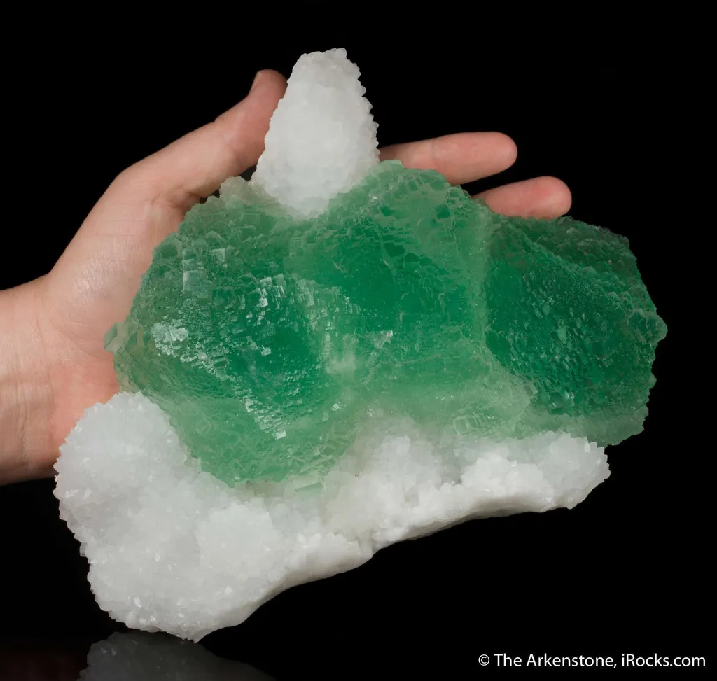 Fluorite on Quartz image
