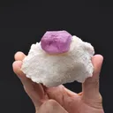 Fluorite on Quartz - image 2
