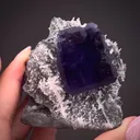 Fluorite on Quartz - image 2