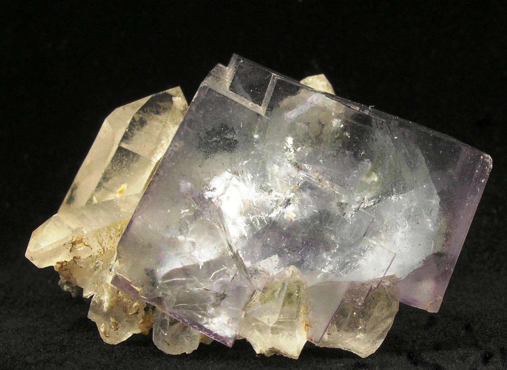 Fluorite on Quartz - image 4