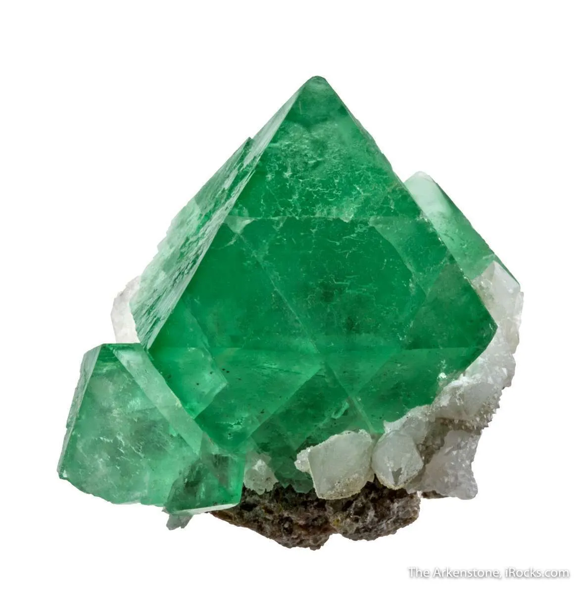 Fluorite on Quartz - image 2