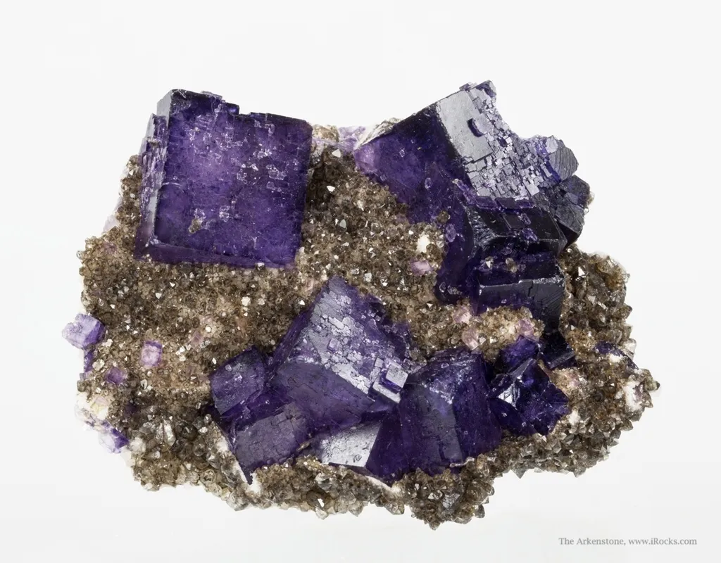 Fluorite on Quartz image