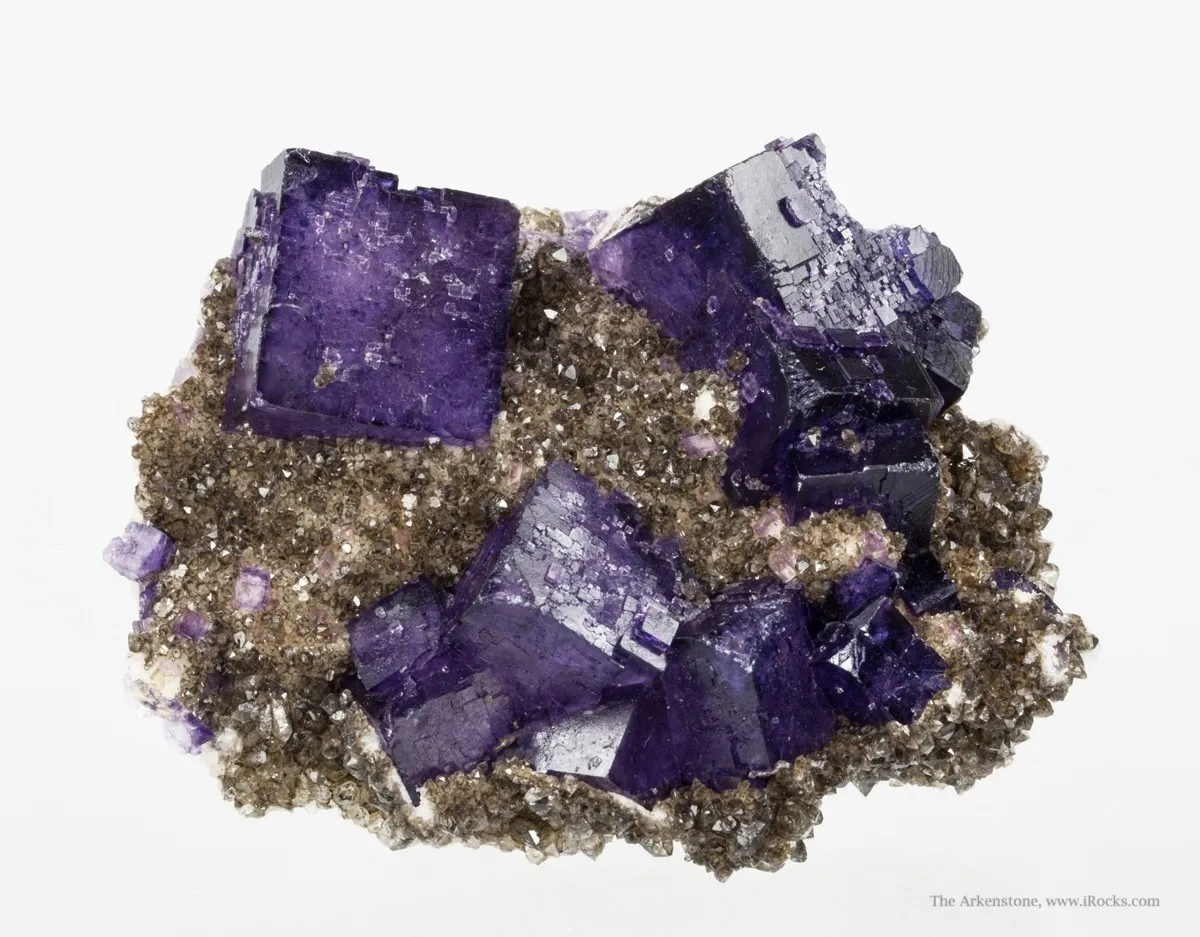 Fluorite on Quartz - image 1