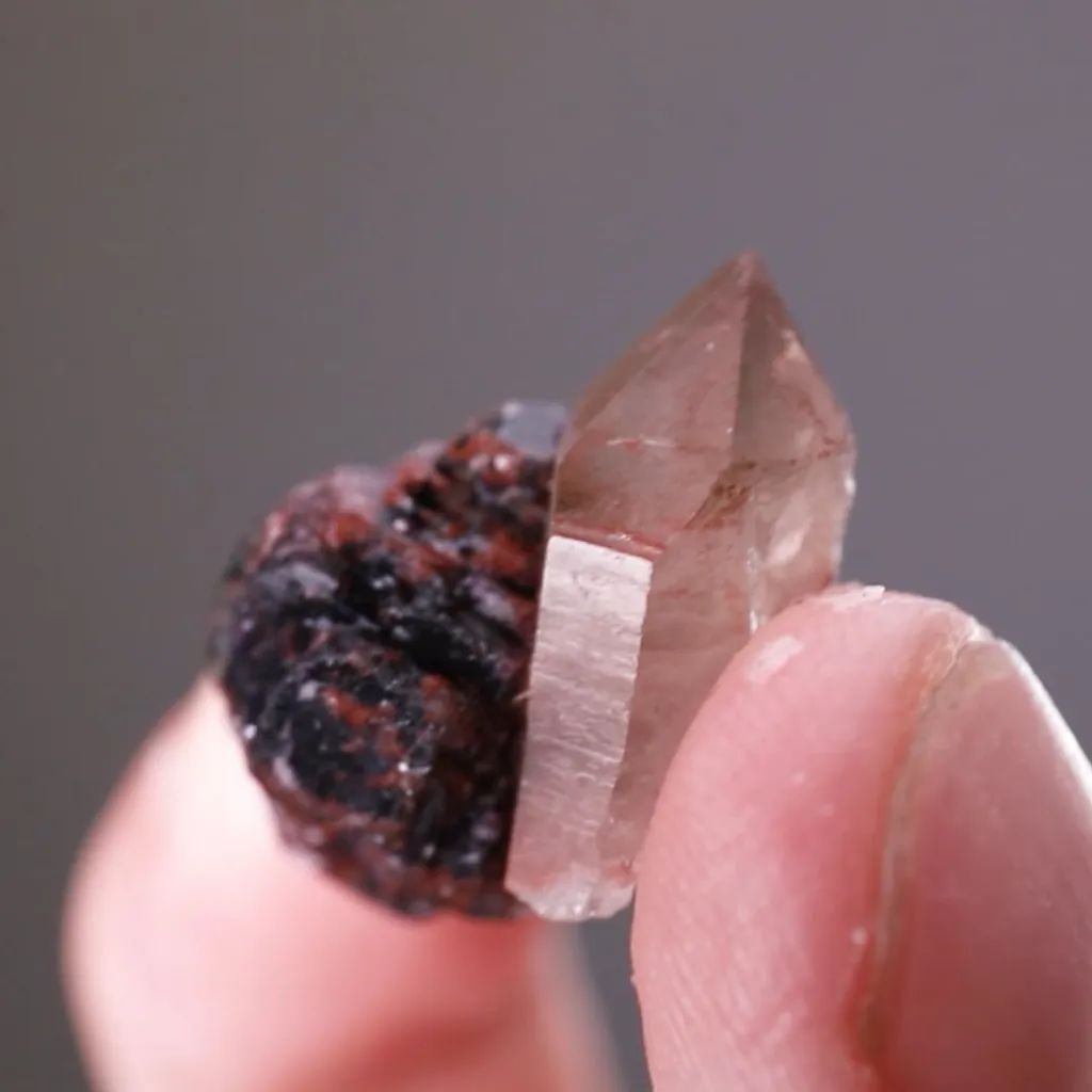 Fluorite on Quartz - image 2