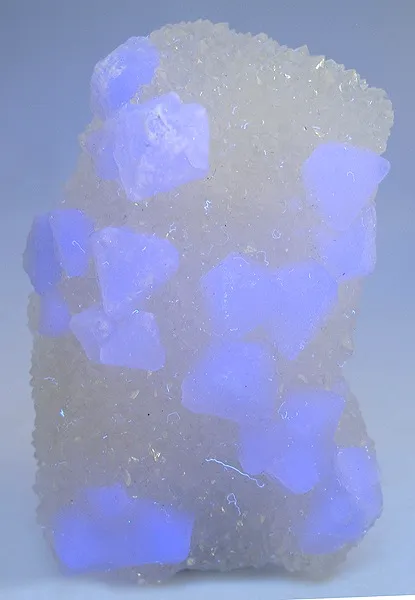 Fluorite on Quartz - image 2