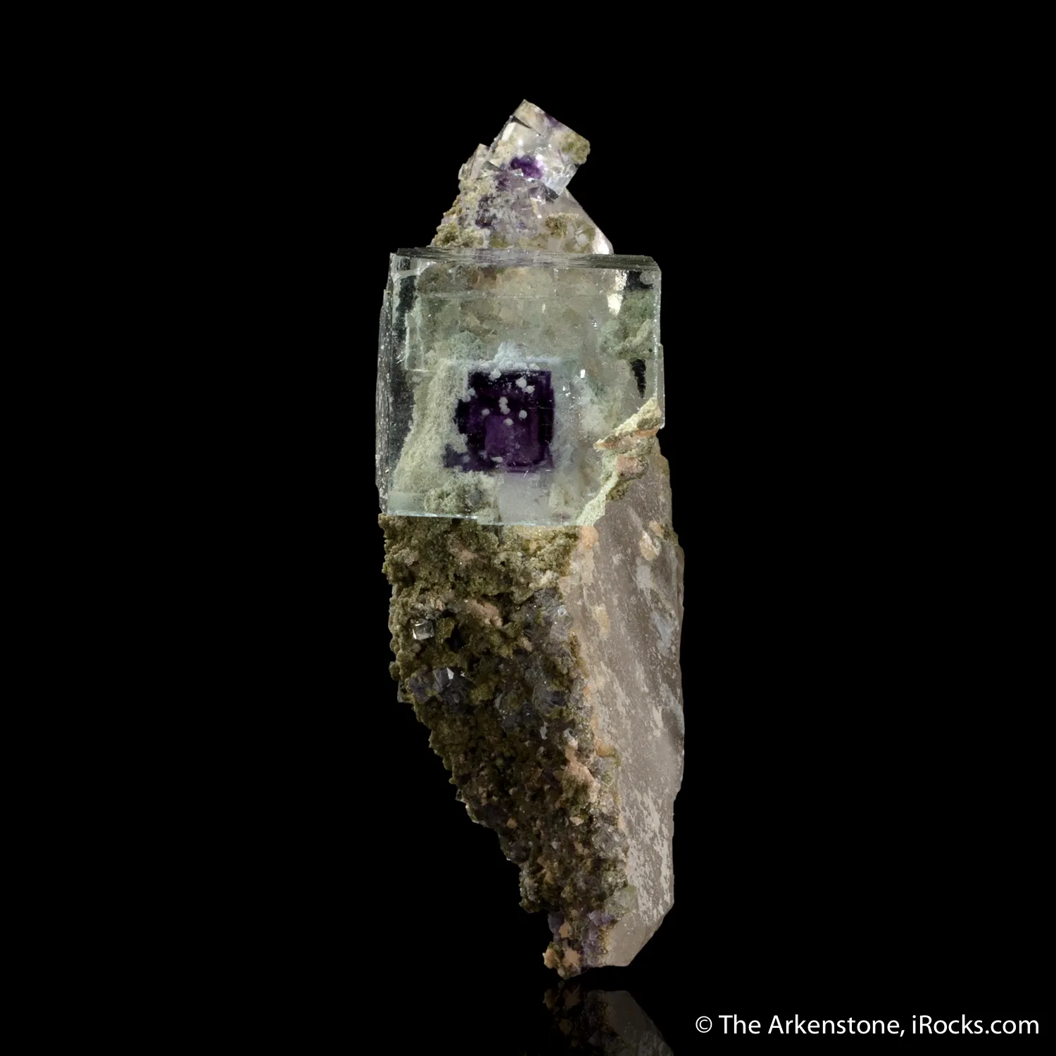 Fluorite on Quartz - image 4