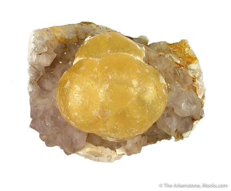Fluorite on Quartz image
