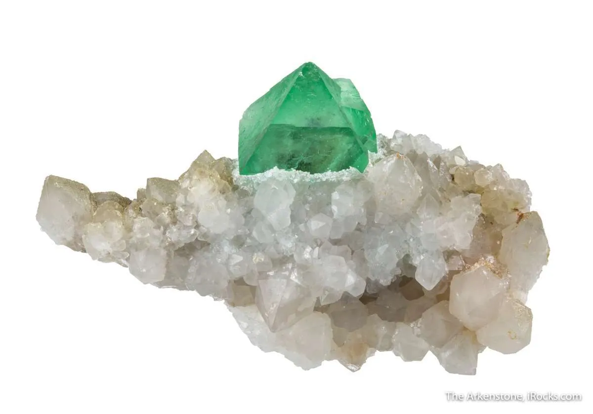 Fluorite on Quartz - image 4