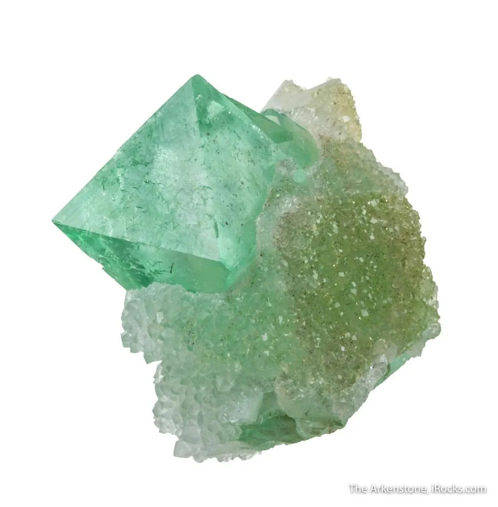 Fluorite on Quartz - image 3