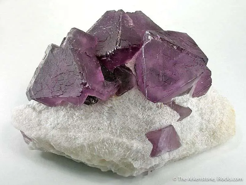 Fluorite on Quartz - image 2