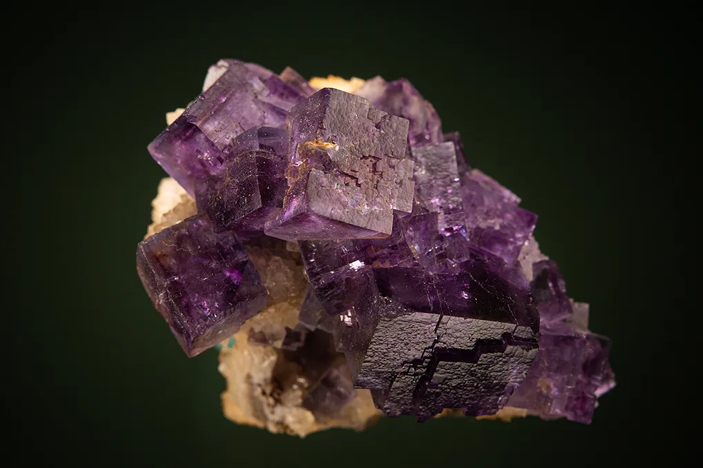 Fluorite on Quartz image