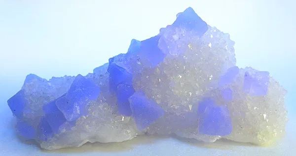 Fluorite on Quartz - image 2