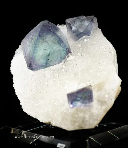 Fluorite on Quartz image