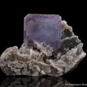 Fluorite on Quartz - image 1