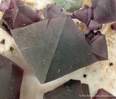 Fluorite on Quartz - image 2