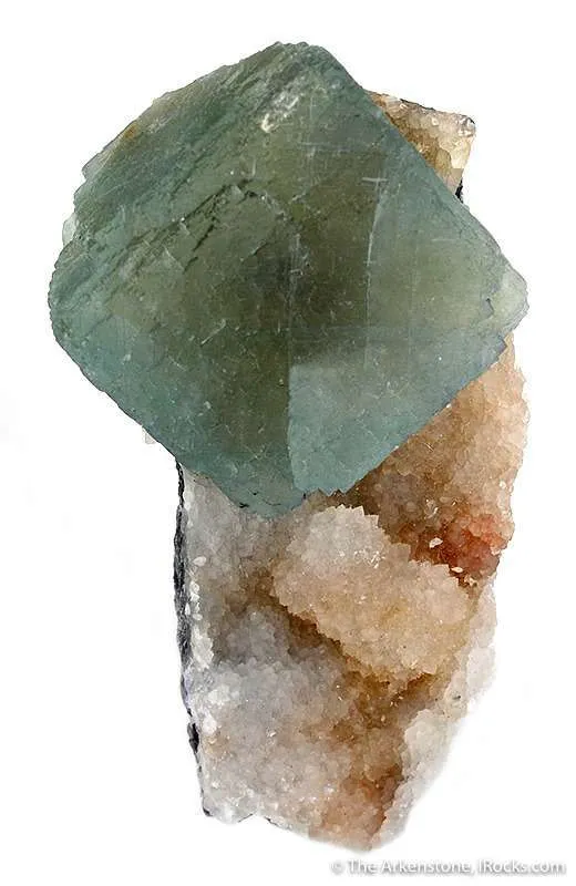 Fluorite on Quartz image