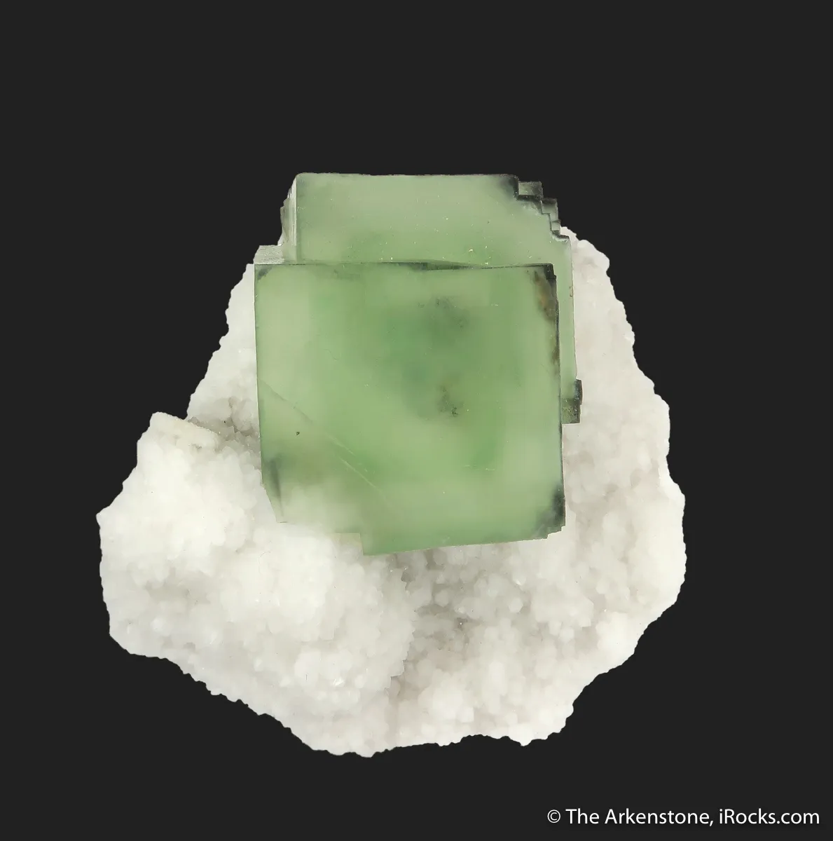 Fluorite on Quartz - image 1