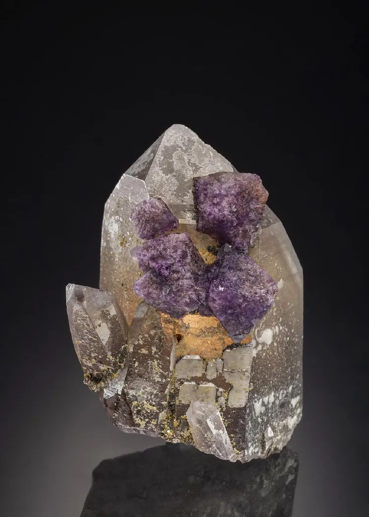 Fluorite on Quartz image