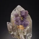 Fluorite on Quartz - image 1