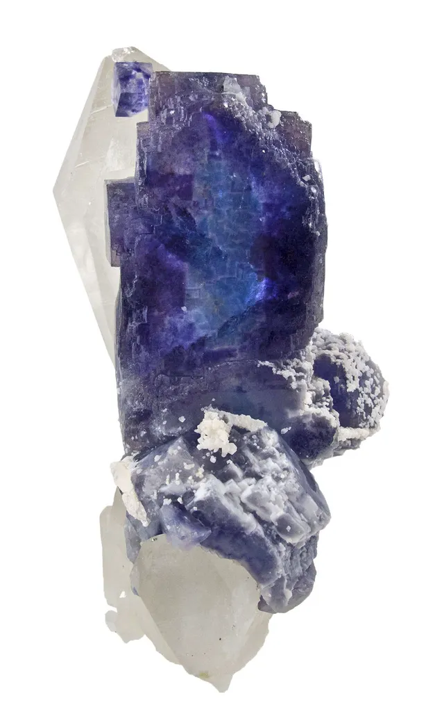 Fluorite on Quartz - image 2