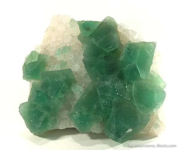 Fluorite on Quartz image