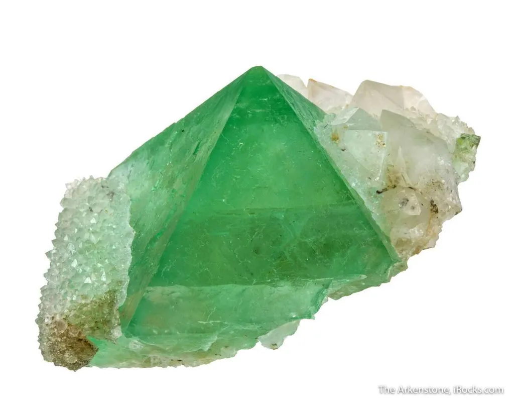 Fluorite on Quartz - image 3